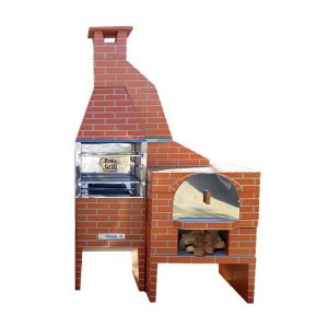 Conjunto Churrasqueira e Forno de pizza