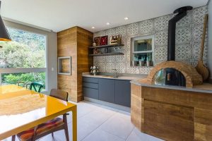Ambiente forno de pizza